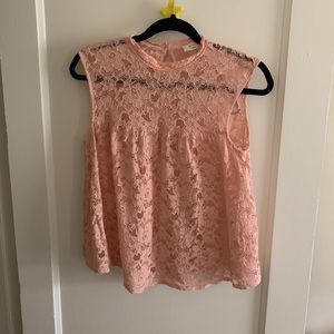 Light lace coral tank